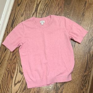 J. Crew Factory Cashmere Blend Pink Sweater Size Small